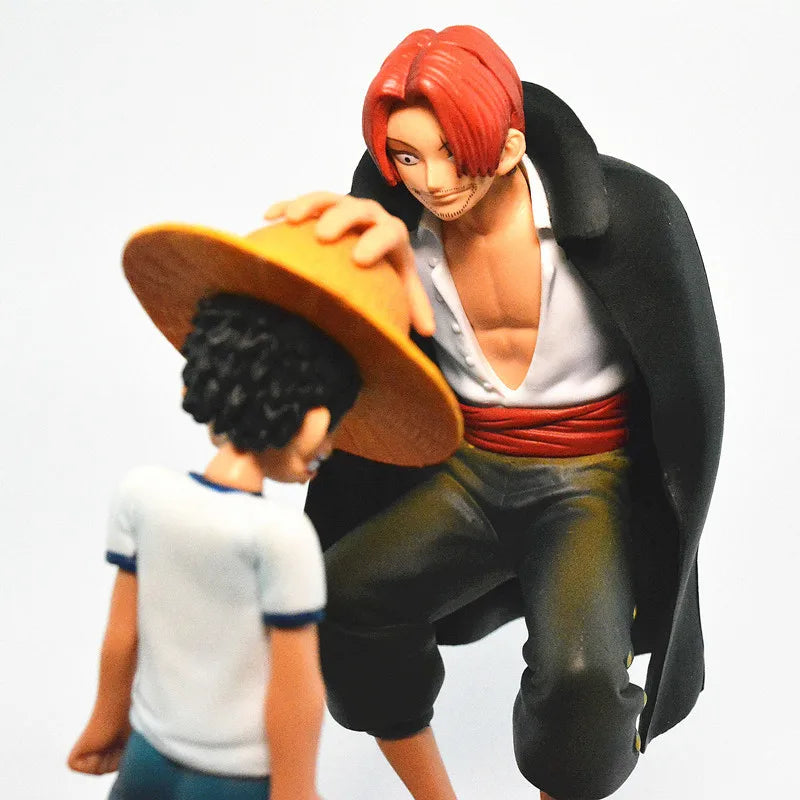 Action Figure Monkey D. Luffy & Shanks – One Piece – 15 cm – PVC