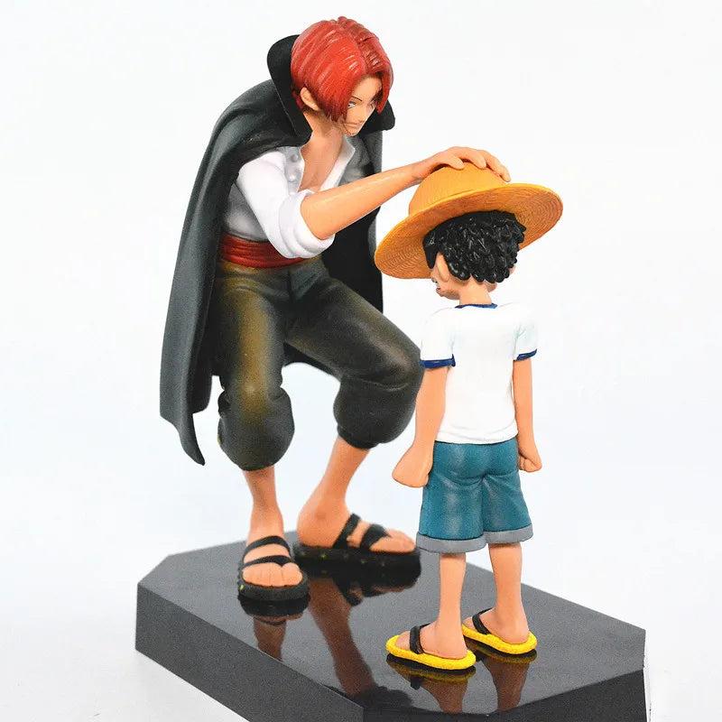 Action Figure Monkey D. Luffy & Shanks – One Piece – 15 cm – PVC