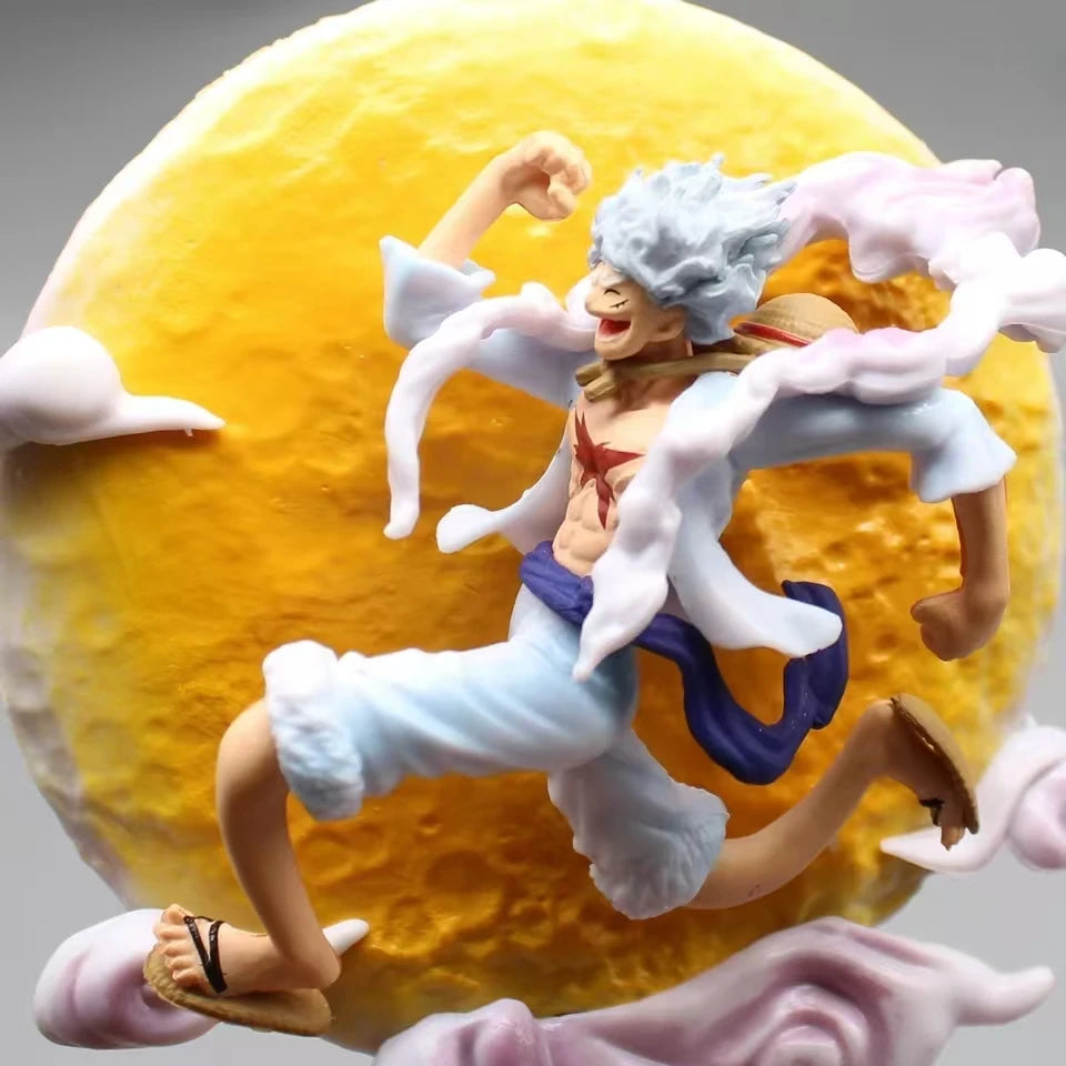Action Figure Monkey D. Luffy Gear 5 – One Piece – Versione 1 – 18 cm – PVC