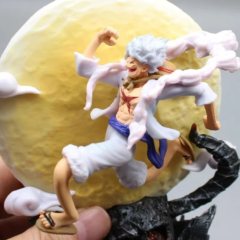 Action Figure Monkey D. Luffy Gear 5 – One Piece – Versione 2 – 17 cm – PVC