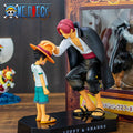 Action Figure Monkey D. Luffy & Shanks – One Piece – 15 cm – PVC