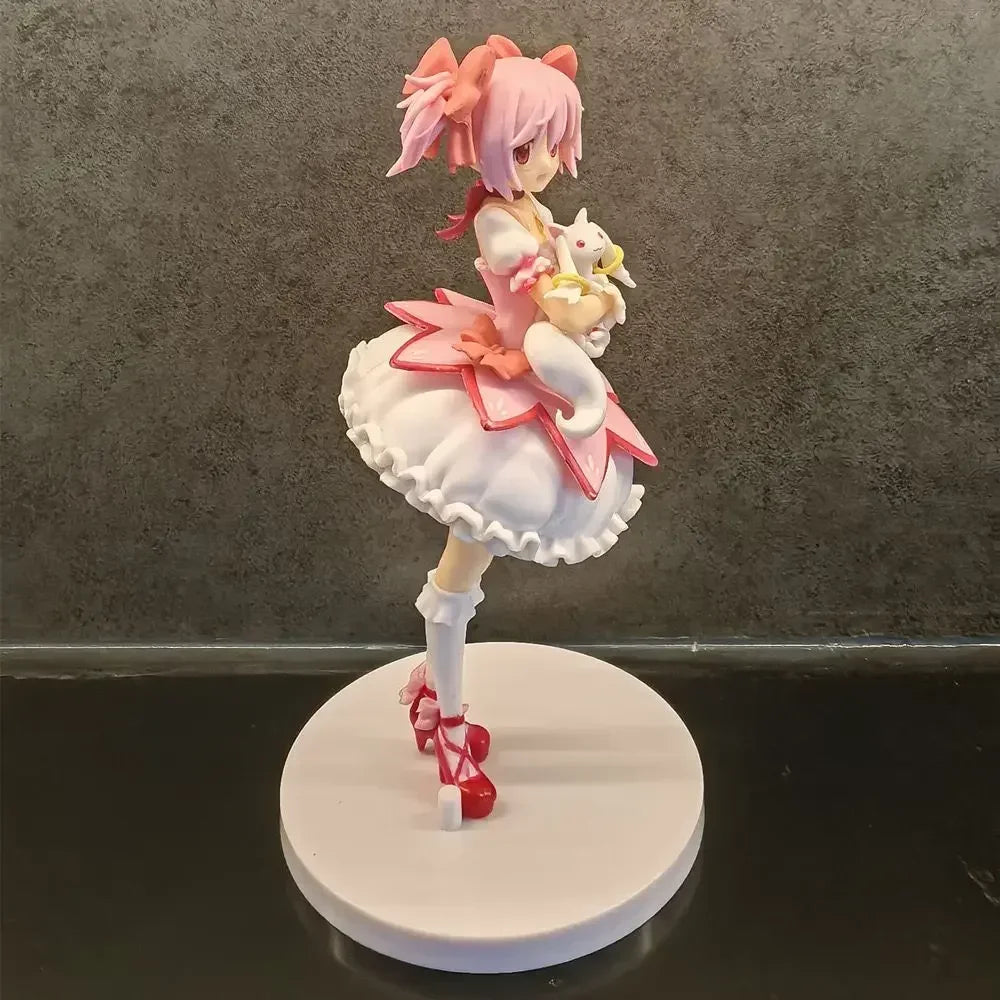 Action Figure Madoka Kaname – Puella Magi Madoka Magica – 17 cm – PVC